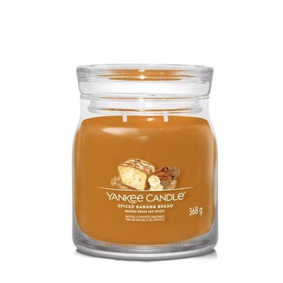 Bougie Banana Bread aux épices moyen modèle YANKEE CANDLE