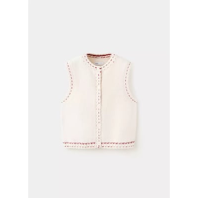 Gilet maille avec surpiqûre MANGO KIDS