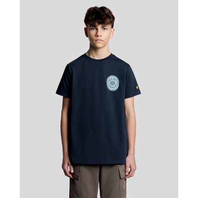 T-shirt graphique badge en coton LYLE & SCOTT