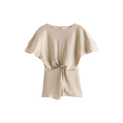 Top en satin texturé avec détail torsadé NEXT