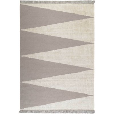 Tapis salon fait main laine et chanvre ,  SMART TRIANGLE WECON HOME