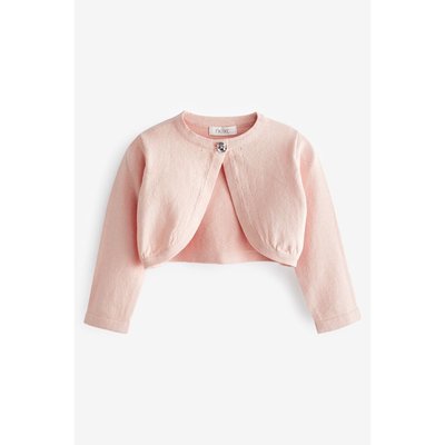 Gilet rose fille ceremonie La Redoute