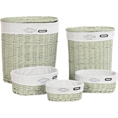 Panier en osier (lot de 5), Basicos RECOLLECTION