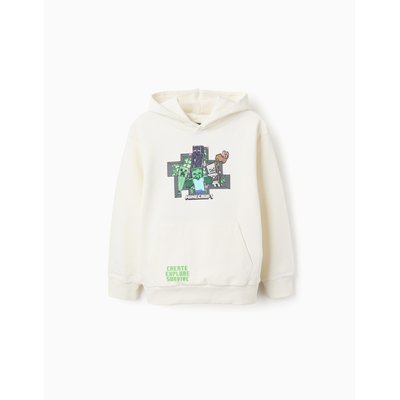 Sweat en Coton à Capuche Minecraft ZIPPY