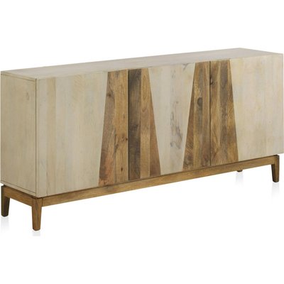 Buffet en bois de manguier  patiné style naturel RECOLLECTION