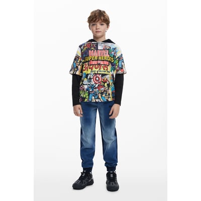 T-shirt 3D Marvel Avengers Pour Garçons - 100% Polyester - Multicolore - Neuf Avec étiquettes