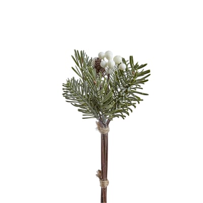 Petit assemblage en pin avec baies artificielles H19 SIA DECO