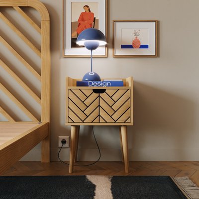 Table de chevet pin ALI SLOME