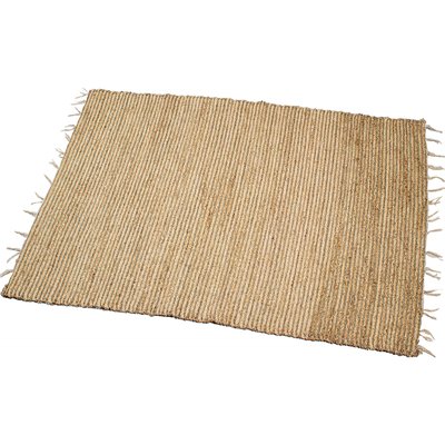 Tapis bohème en rotin tressé main RECOLLECTION