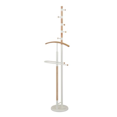 Porte-manteau en métal et en bois, Nature HISPANOHOGAR
