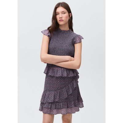 Top froncé volant MANGO TEEN