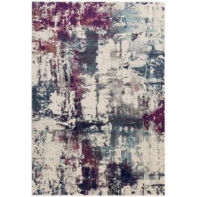 Tapis coloré design et moderne AVON NAVY NOVATREND