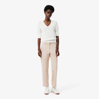 Chino gabardine coton straight fit LACOSTE