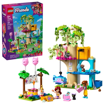 Friends La fête d'anniversaire et l'arbre à chats LEGO