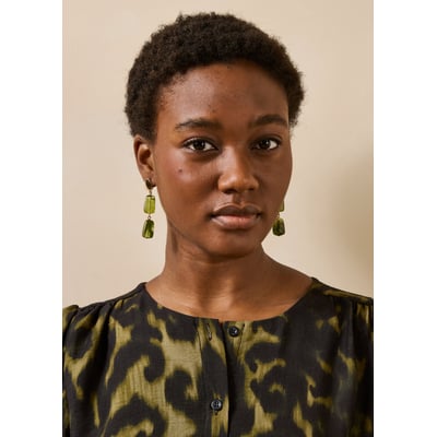 Boucles d'oreilles résine LA FEE MARABOUTEE