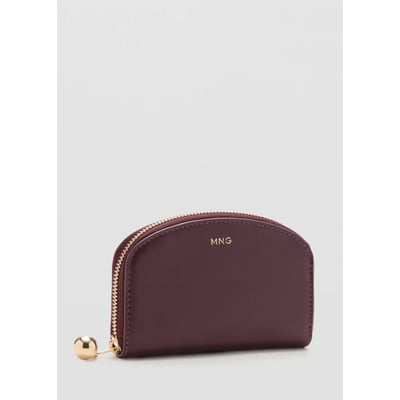 Portefeuille moyen avec mini perles MANGO