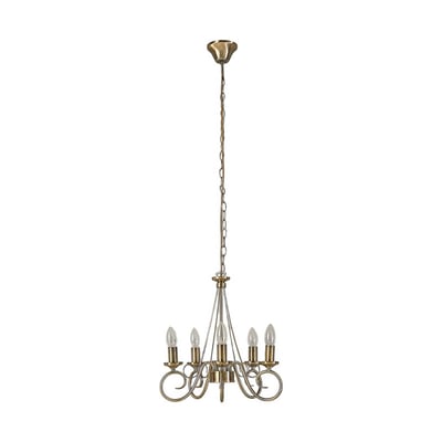 Lustre en métal antique, Marnia LINDBY