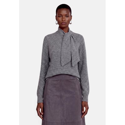 Pull-over en maille à col droit ZERO