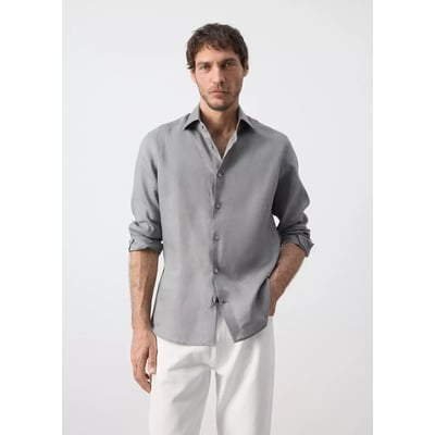 Chemise slim-fit 100 % lin MANGO MAN