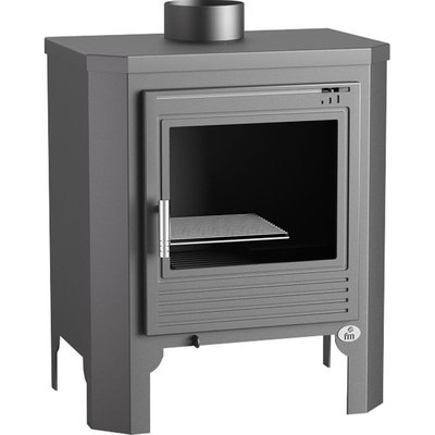 FM Poêle à bois acier M-101 11kW avec porte en fonte FM BIOMASA