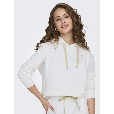 Sweat à capuche, motif cœur ONLY
