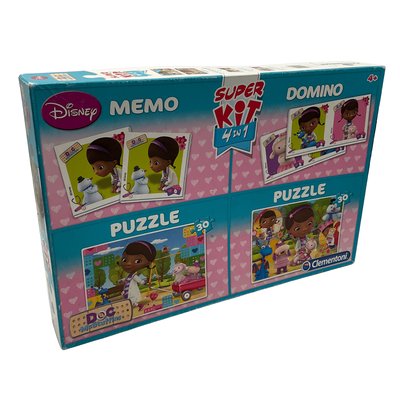 Super kit 4 en 1 Doc Mc Stuffins - Bon état CLEMENTONI