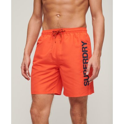 Short de bain de sport recyclé à motif longueur 43 cm SUPERDRY