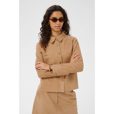 Chemise en cuir SOAKED IN LUXURY