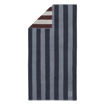 Drap de plage imprimé en coton, TRANSAT MARIN ESSIX