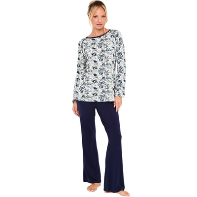 Pyjama pantalon évasé top manches longues Chic Bamboo SELMARK