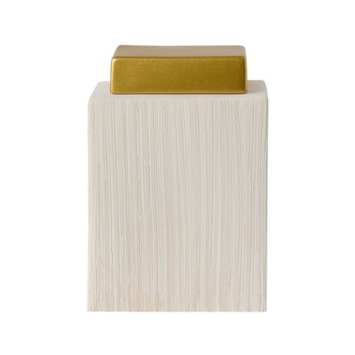 Boîte céramique déco brossé crème 24 cm - SIRINE CAMIF