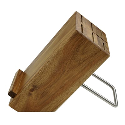 Bloc pour 7 couteaux avec support pour tablettes NIROSTA