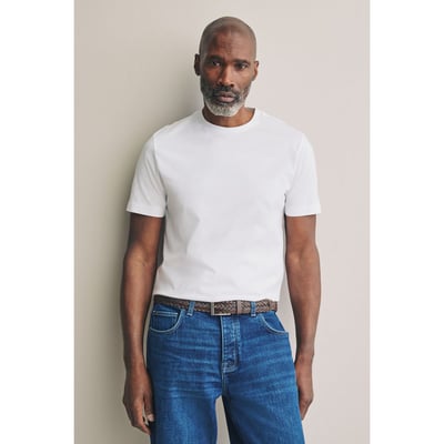 T-shirt ras du cou en coton supima® signature NEXT