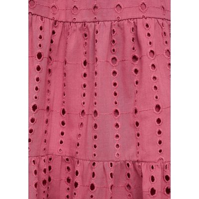 Robe brodée à volants MANGO KIDS