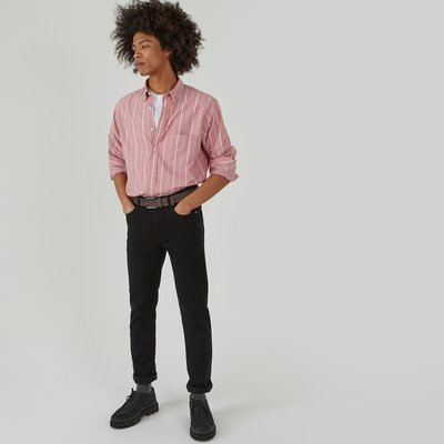 Chemise droite col américain à rayures LA REDOUTE COLLECTIONS