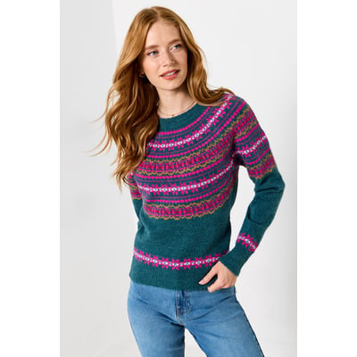 Pull Jacquard Fair Isle Balades d'Hiver JOE BROWNS
