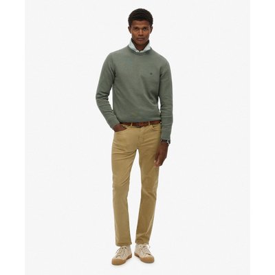 The Merchant Store - Pantalon 5 poches en satin SUPERDRY