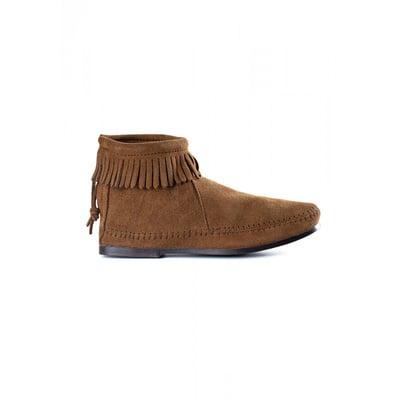 Bottines en cuir suede BACK ZIP MINNETONKA