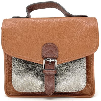 Sac bandoulière cartable en cuir grainé CORTE OH MY BAG