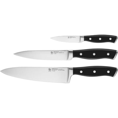 Set de couteaux HENCKELS by ZWILLING Accent, 3 pièces, Noir ZWILLING