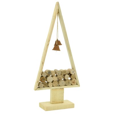 Sapin en bois et métal avec cloches AUBRY GASPARD