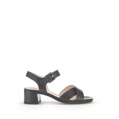 Sandales en cuir à talon block décroché GABOR