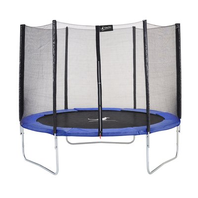 Trampoline rond Bleu Ø250cm avec filet de protection KANGUI