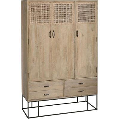 Armoire en bois et rotin, Akron RECOLLECTION