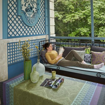 Nappe enduite en Coton, BASTIDE LE JACQUARD FRANCAIS