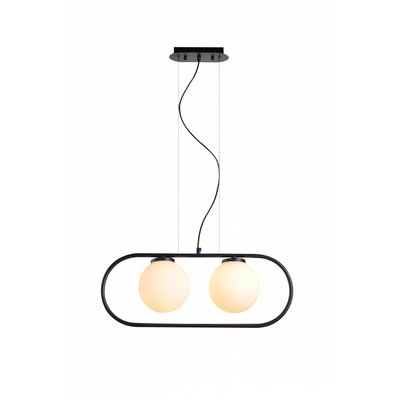 Suspension Tacatac verre et métal - boite à design ALUMINOR