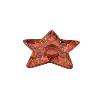 Bougeoir étoile en métal laqué HASHTAG DECO
