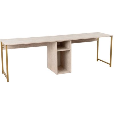 Bureau 2 places en aggloméré Twin HANAH HOME