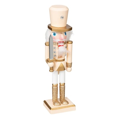 Décoration Casse Noisette Pin Beige 25 ATMOSPHERA