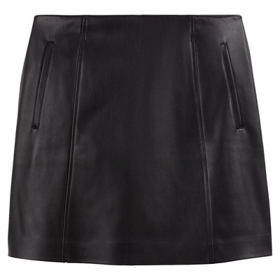 Faux Leather Mini Skirt LA REDOUTE COLLECTIONS